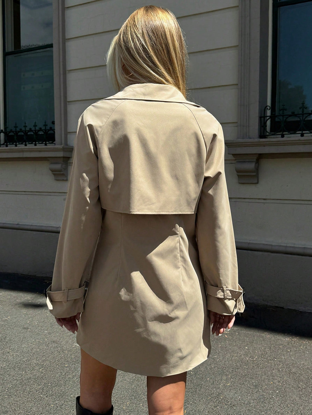 Ropa de Mujer, Ropa de Exterior para Mujer, Gabardinas para Mujer, 44624883, Caqui