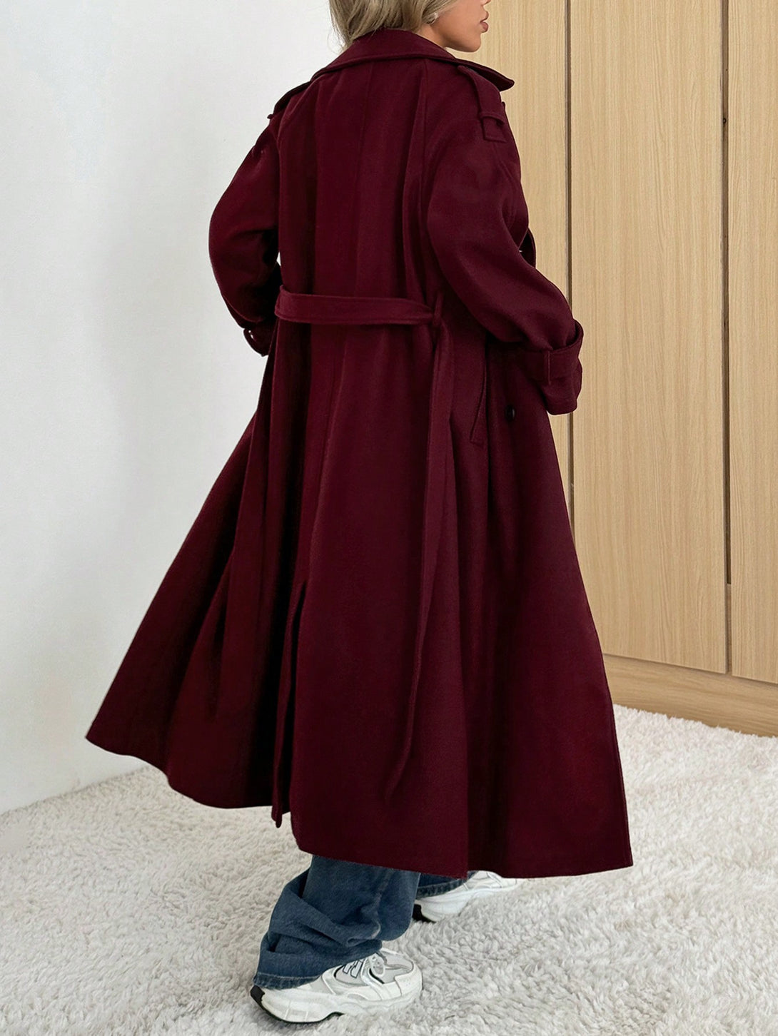 Ropa de Mujer, Ropa de Exterior para Mujer, Abrigos de Mujer, 44497820, Burdeos