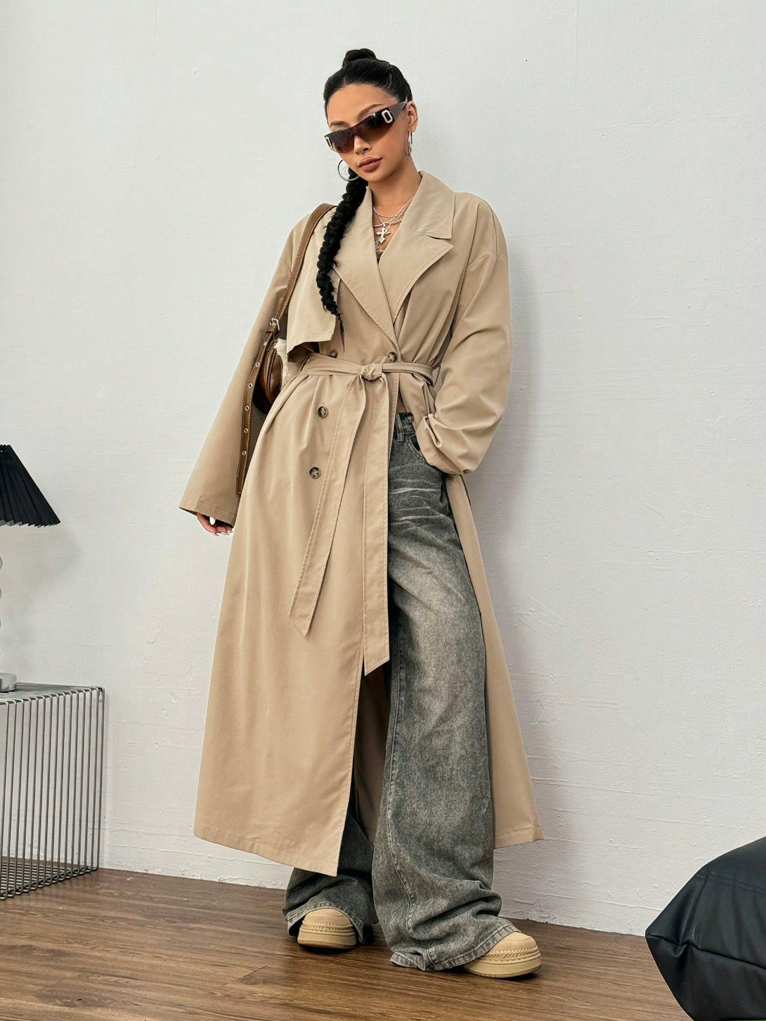 Ropa de Mujer, Ropa de Exterior para Mujer, Gabardinas para Mujer, OUTFITS LOOKBOOK, 45318450, Caqui
