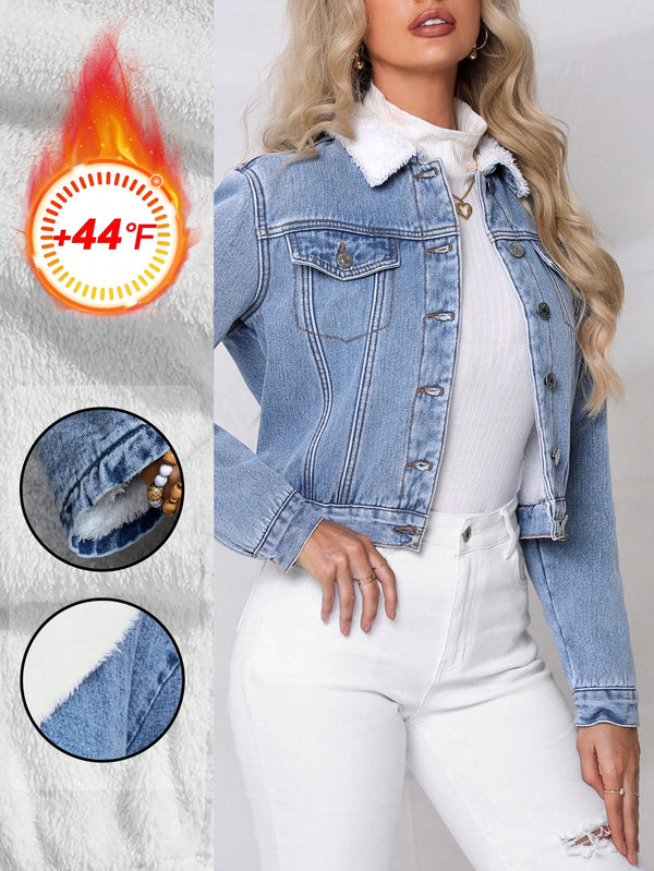 Ropa de Mujer, Mezclilla para mujer, Cazadoras & abrigos mezclilla para mujer, Colección de trajes de mujer, 23860765, Lavado ligero