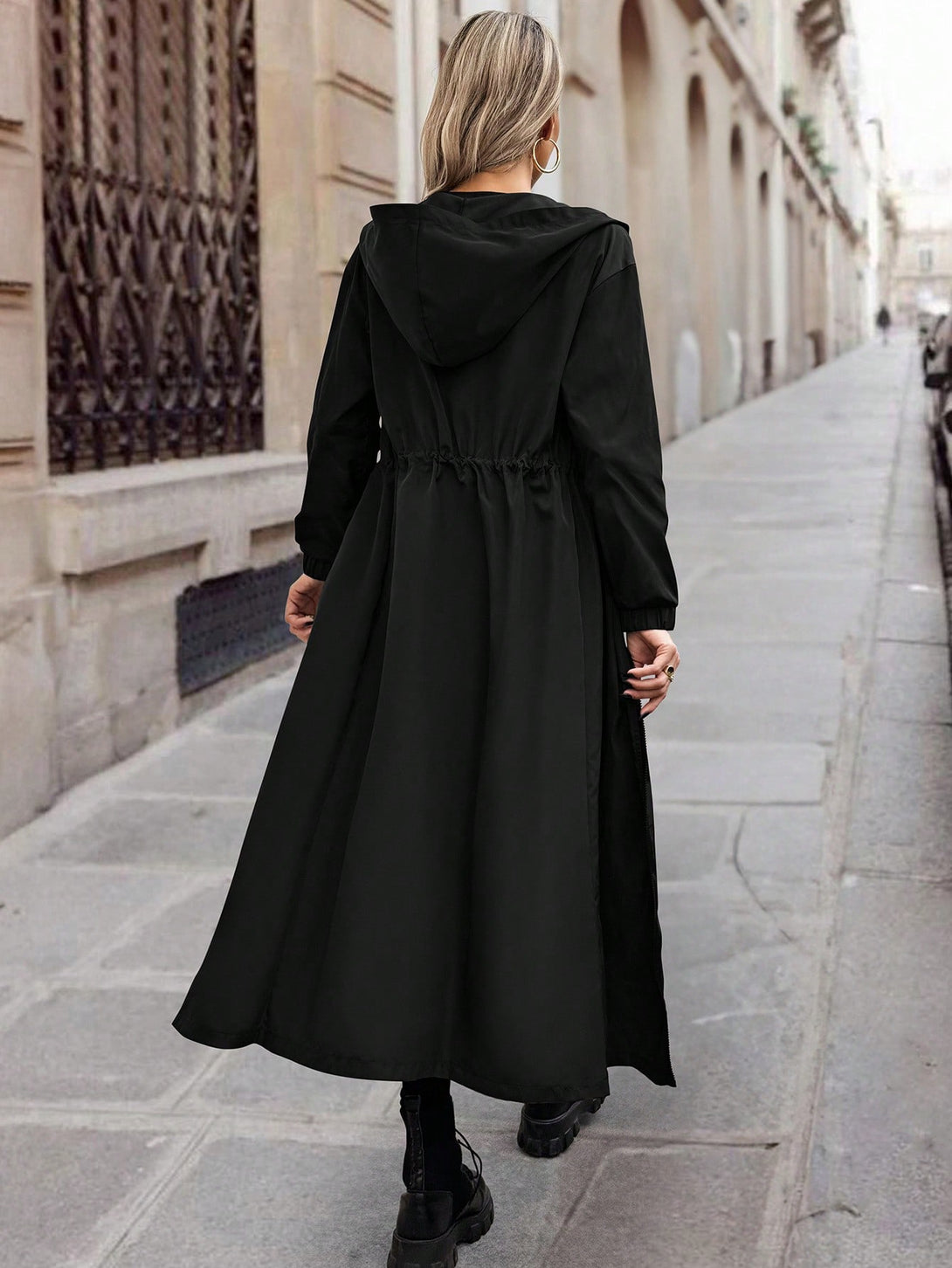 Ropa de Mujer, Ropa de Exterior para Mujer, Gabardinas para Mujer, 45513076, Negro