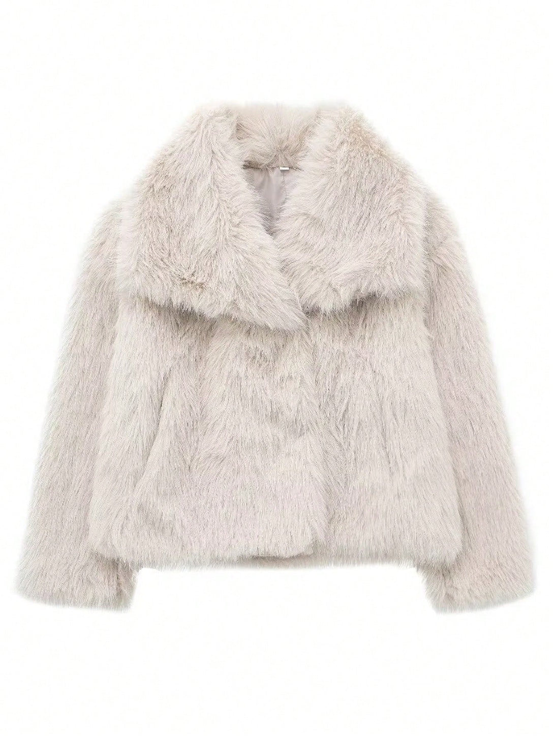 Ropa de Mujer, Ropa de Exterior para Mujer, Abrigos de Pieles Similares para Mujer, 46059934, Beis