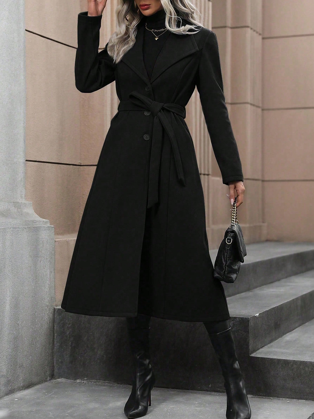 Ropa de Mujer, Ropa de Exterior para Mujer, Abrigos de Mujer, 45708497, Negro