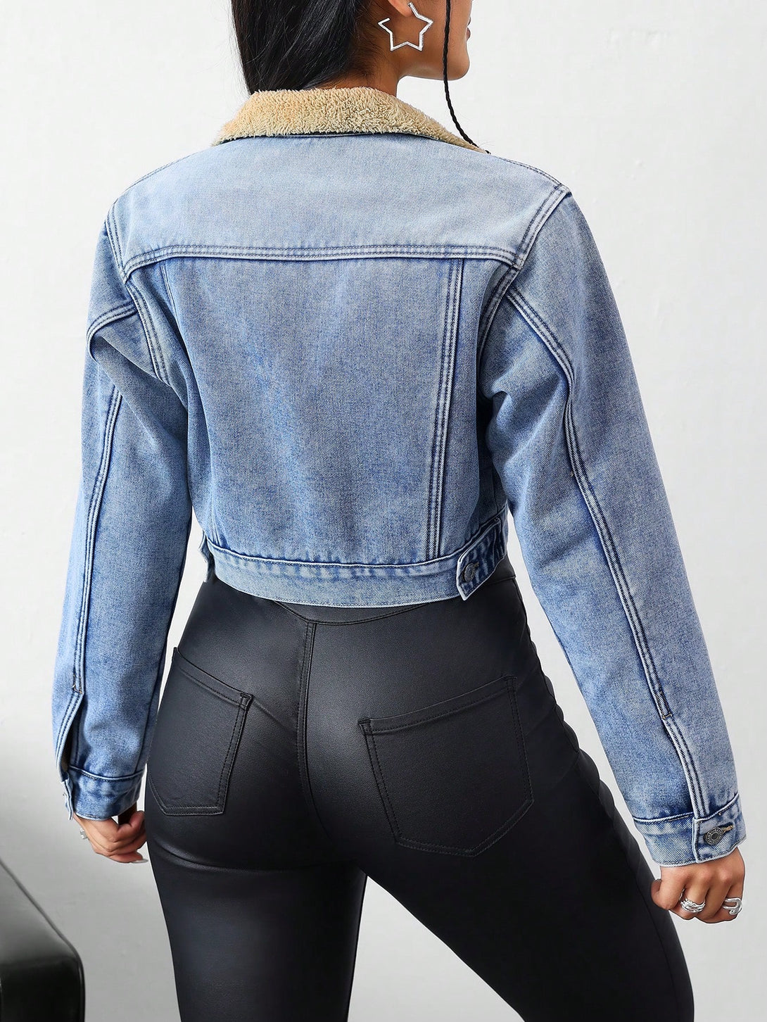 Ropa de Mujer, Mezclilla para mujer, Cazadoras & abrigos mezclilla para mujer, 46061827, Azul lavado medio