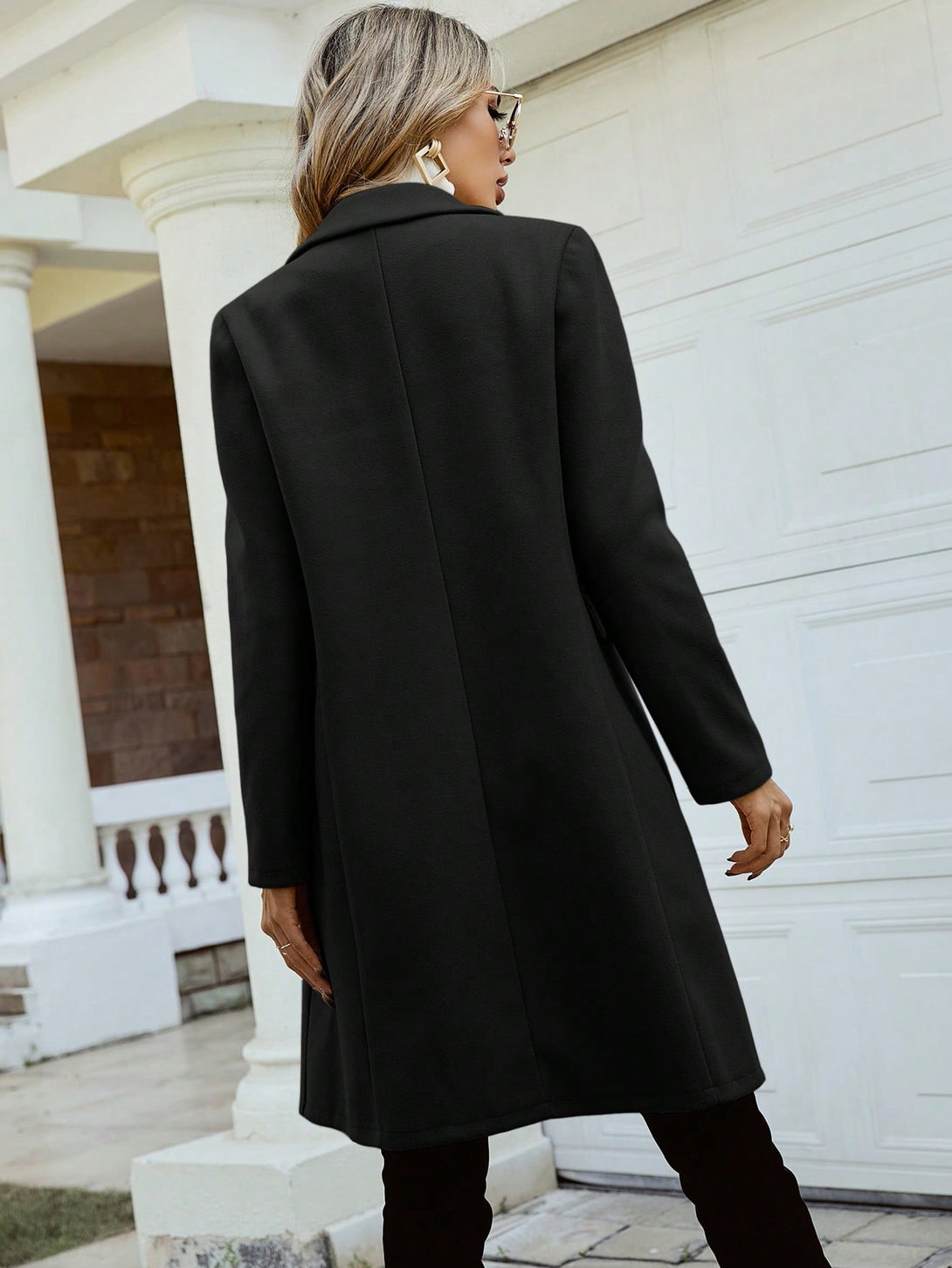 Ropa de Mujer, Ropa de Exterior para Mujer, Abrigos de Mujer, Colección de trajes de mujer, 12699245, Negro