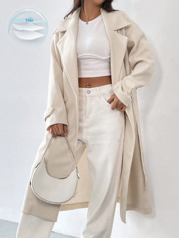 Ropa de Mujer, Ropa de Exterior para Mujer, Abrigos de Mujer, 22691534, Beis