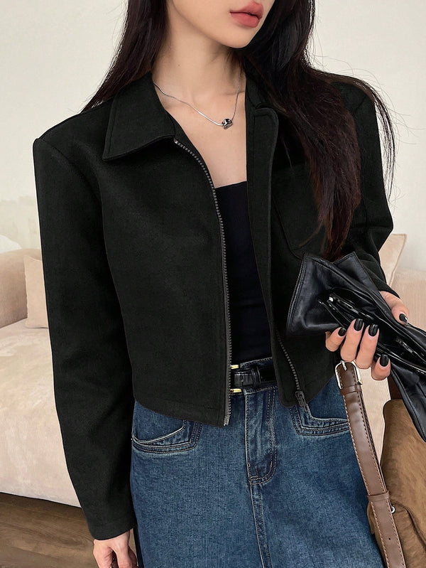 Ropa de Mujer, Ropa de Exterior para Mujer, Cazadoras para Mujer, 46228308, Negro