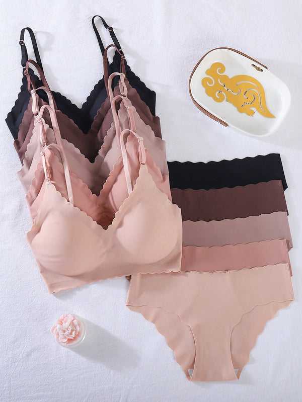 Ropa Interior y Ropa de Dormir, Sujetador de Mujer, Conjuntos de sujetador y braguita para mujer, 46440855, Multicolor