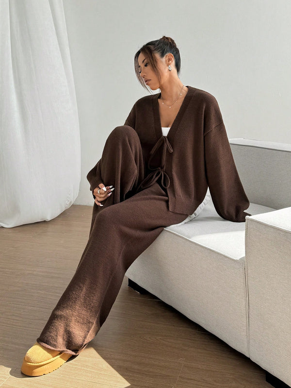 Ropa de Mujer, Tejido de Punto de Mujer, Acordes de Jersey de Mujer, 46425433, Marrón