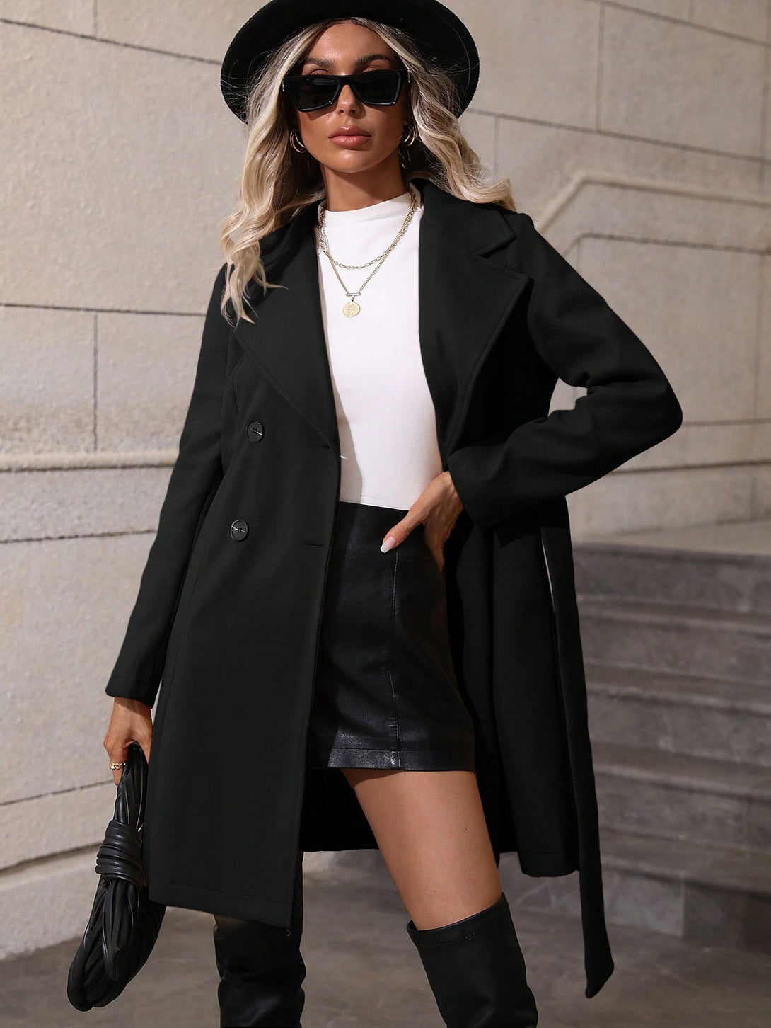 Ropa de Mujer, Ropa de Exterior para Mujer, Abrigos de Mujer, 46503041, Negro