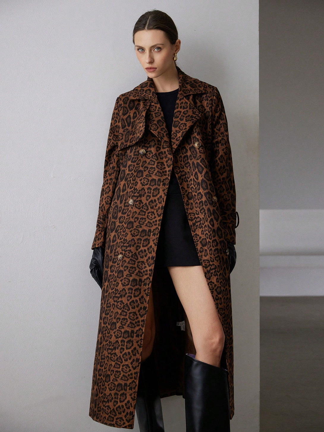 Ropa de Mujer, Ropa de Exterior para Mujer, Gabardinas para Mujer, 46717723, Marrón