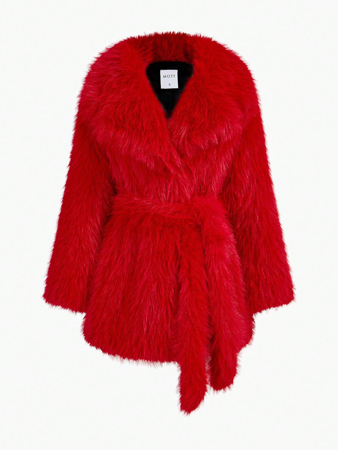 Ropa de Mujer, Ropa de Exterior para Mujer, Abrigos de Pieles Similares para Mujer, OUTFITS LOOKBOOK, 43191193, Rojo
