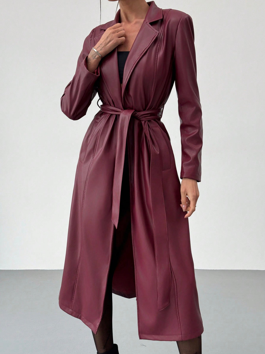 Ropa de Mujer, Ropa de Exterior para Mujer, Abrigos de Mujer, 42031950, Burdeos