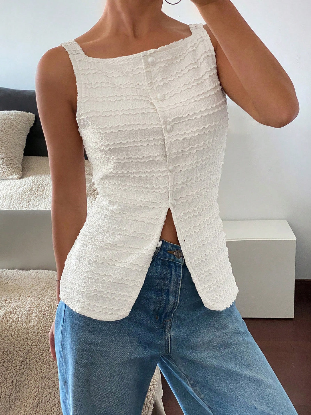 Ropa de Mujer, Tops & Blusas & Camisetas de Mujer, Blusas de Mujer, 46840663, Albaricoque
