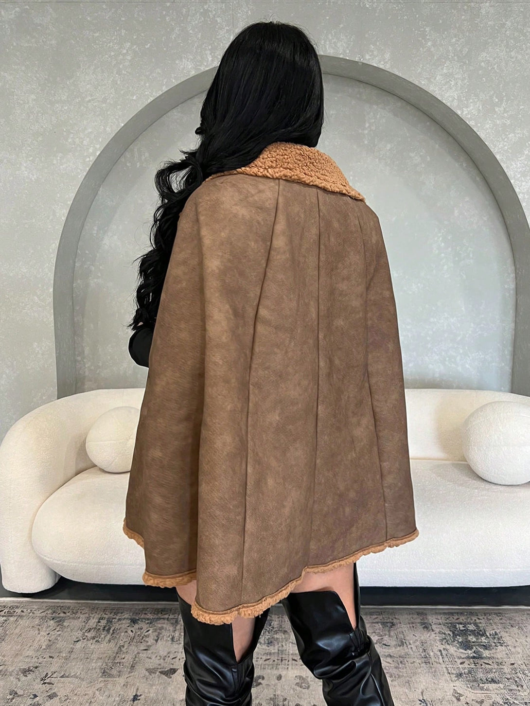 Ropa de Mujer, Ropa de Exterior para Mujer, Abrigos de Mujer, 46923931, Marrón