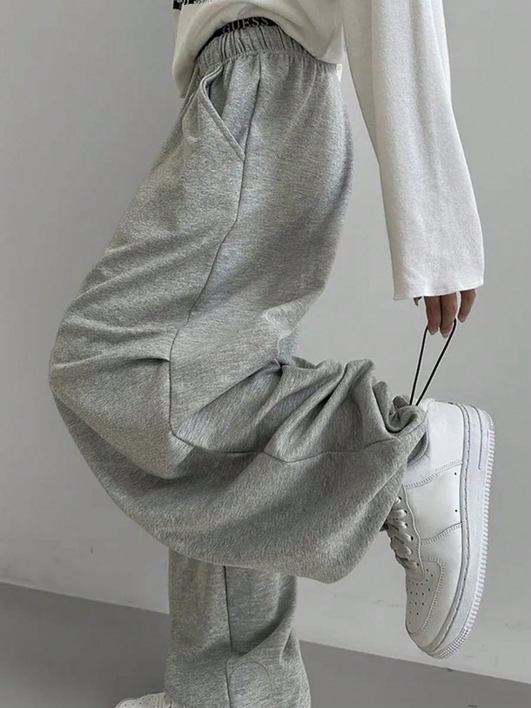 Ropa de Mujer, Bottoms de Mujer, Pantalones de Deporte para Mujer, 46932243, Gris