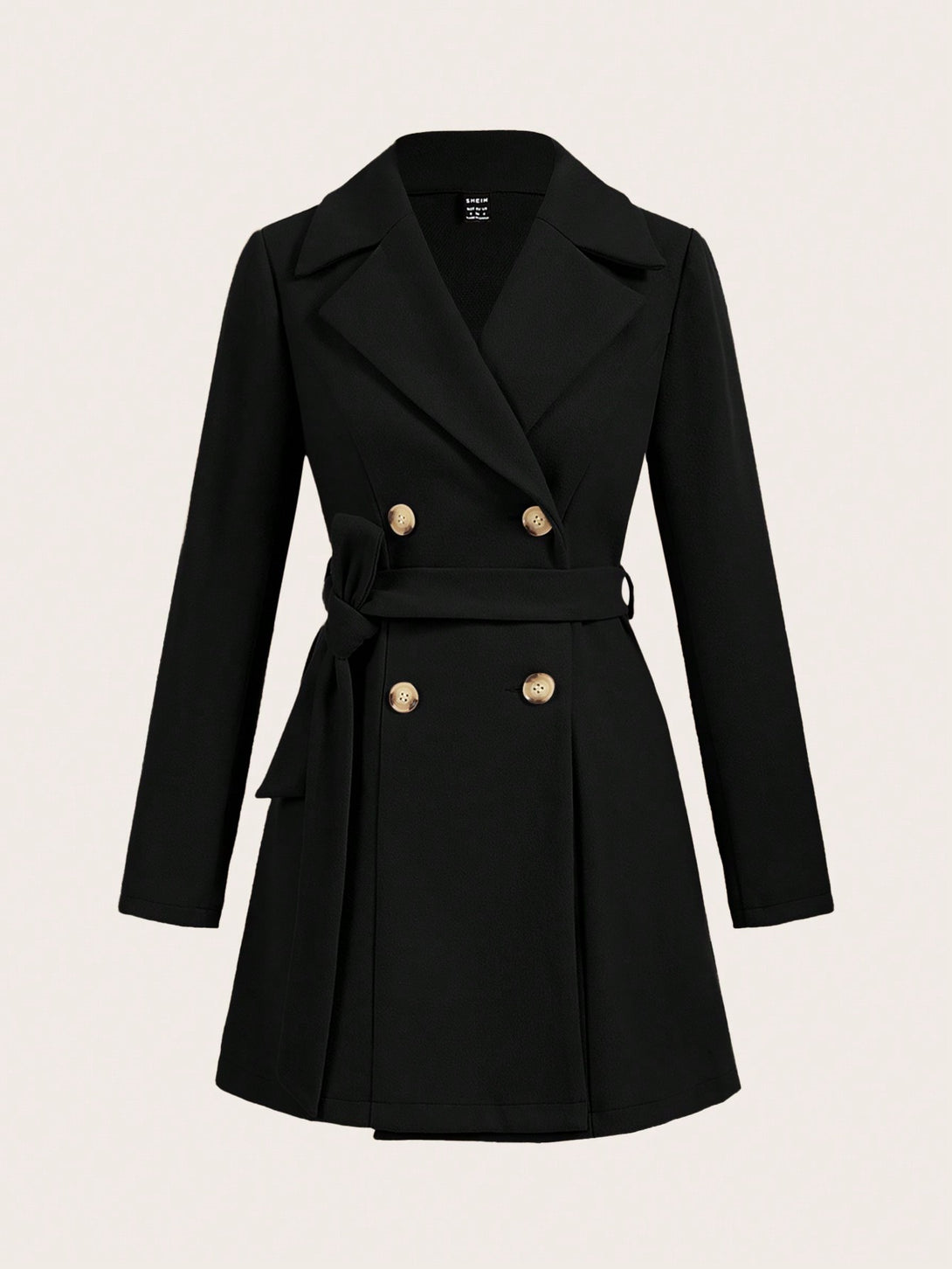 Ropa de Mujer, Ropa de Exterior para Mujer, Abrigos de Mujer, 47154612, Negro
