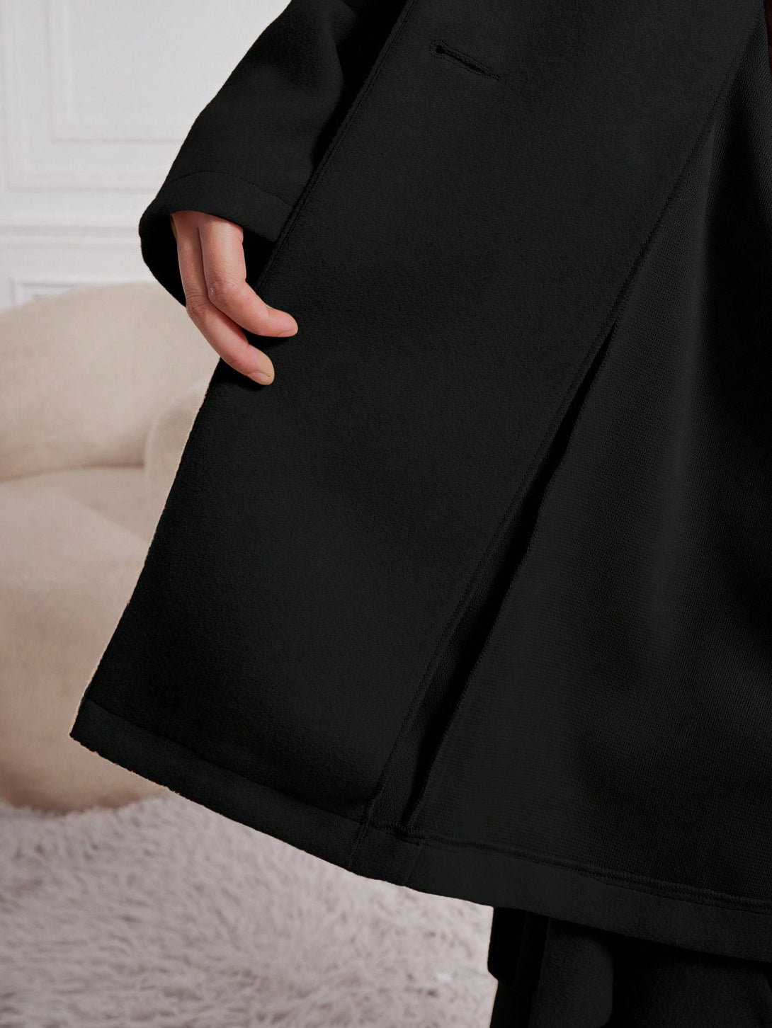 Ropa de Mujer, Ropa de Exterior para Mujer, Abrigos de Mujer, 47154612, Negro