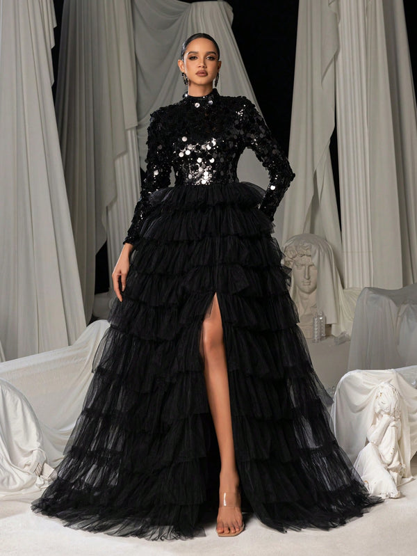 Ropa de Mujer, Bodas & Eventos, Ropa de Fiesta de Mujer, Vestidos formales y de noche para mujer, 46132294, Negro