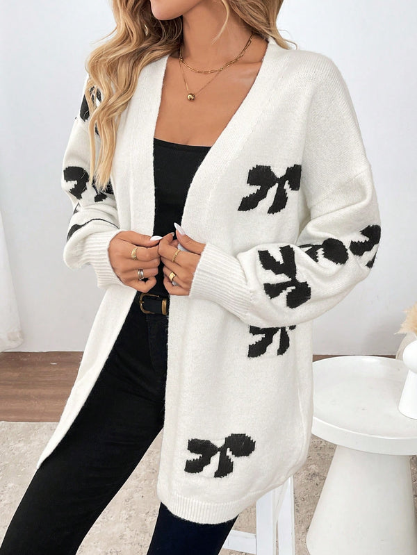 Ropa de Mujer, Tejido de Punto de Mujer, Cárdigans de Mujer, 47304489, Blanco