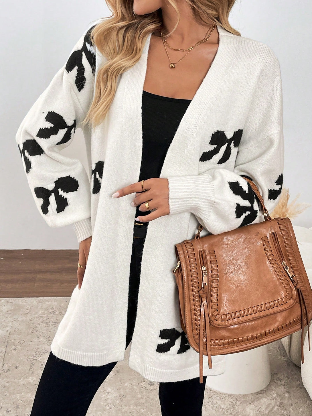 Ropa de Mujer, Tejido de Punto de Mujer, Cárdigans de Mujer, 47304489, Blanco