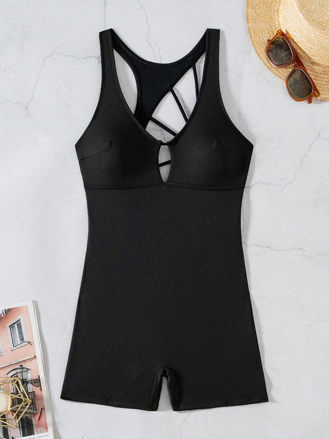 Ropa de Mujer, Ropa de Playa para Mujer, Ropa de Licra de Mujer, 46249016, Negro