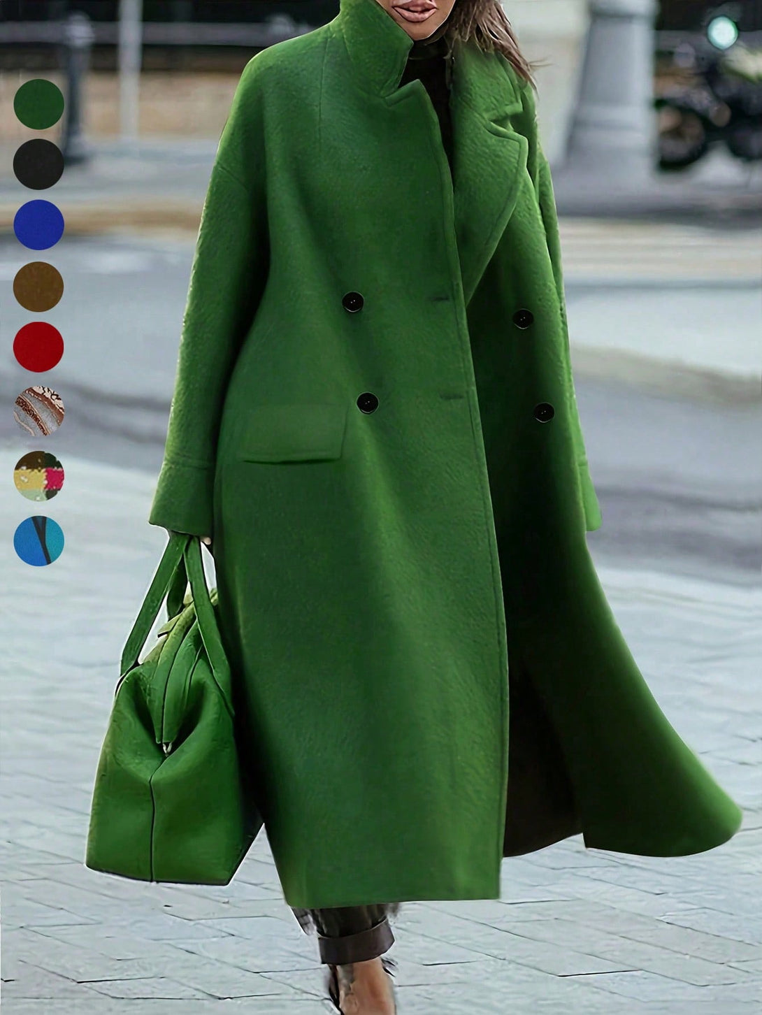 Ropa de Mujer, Ropa de Exterior para Mujer, Abrigos de Mujer, 40666408, Verde