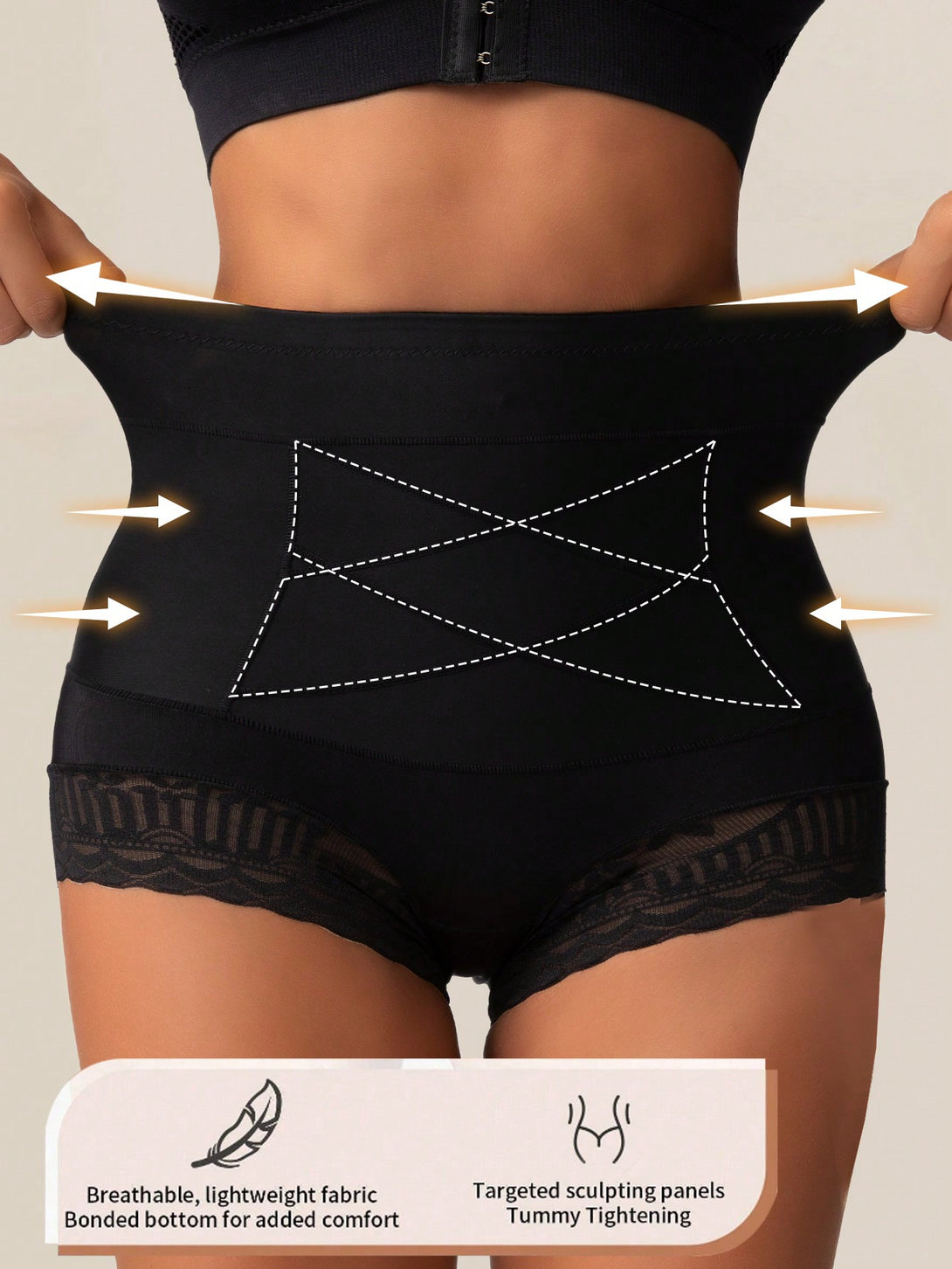 Ropa Interior y Ropa de Dormir, Shapewear para Mujer, Bottoms Shapewear para Mujer, 47957145, Negro