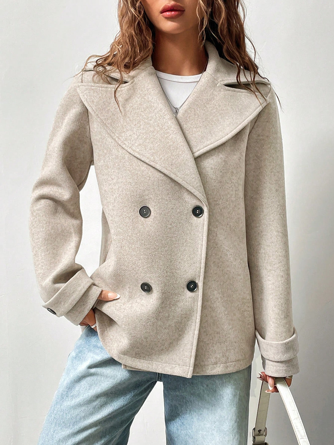 Ropa de Mujer, Ropa de Exterior para Mujer, Abrigos de Mujer, Colección de trajes de mujer, 27444250, Marrón Mocha