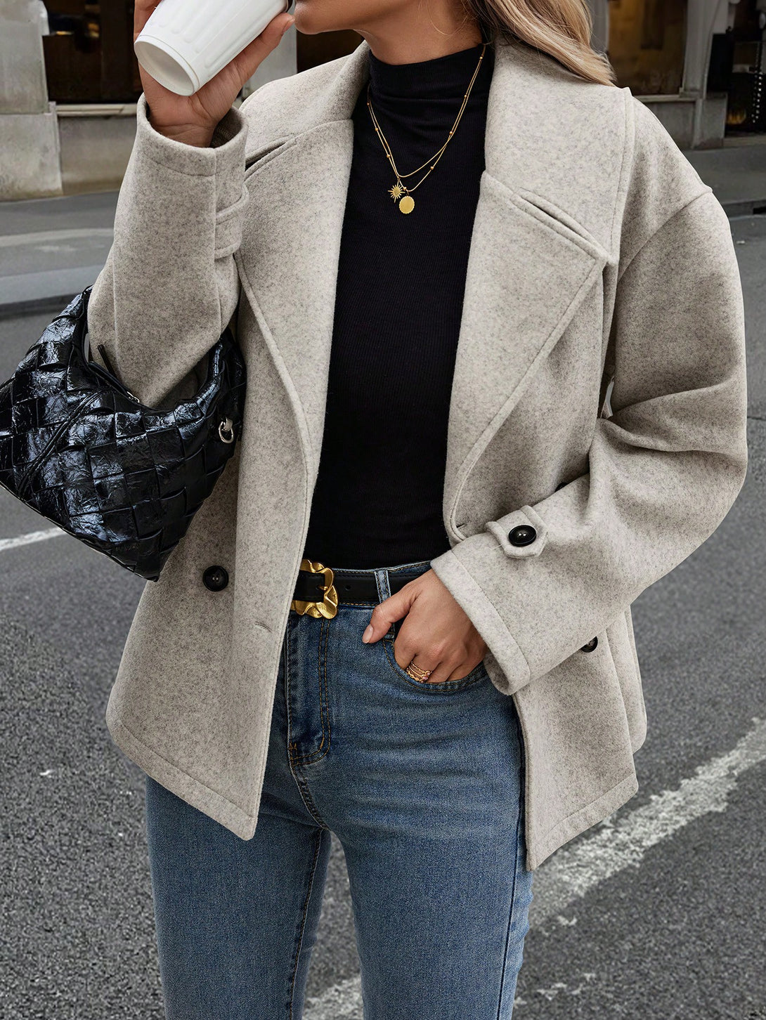 Ropa de Mujer, Ropa de Exterior para Mujer, Abrigos de Mujer, 38038239, Gris