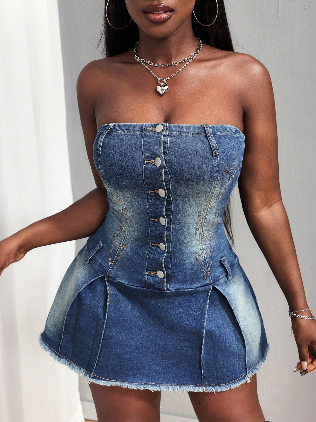 Ropa de Mujer, Mezclilla para mujer, Vestidos mezclilla de mujer, 47894020, Azul