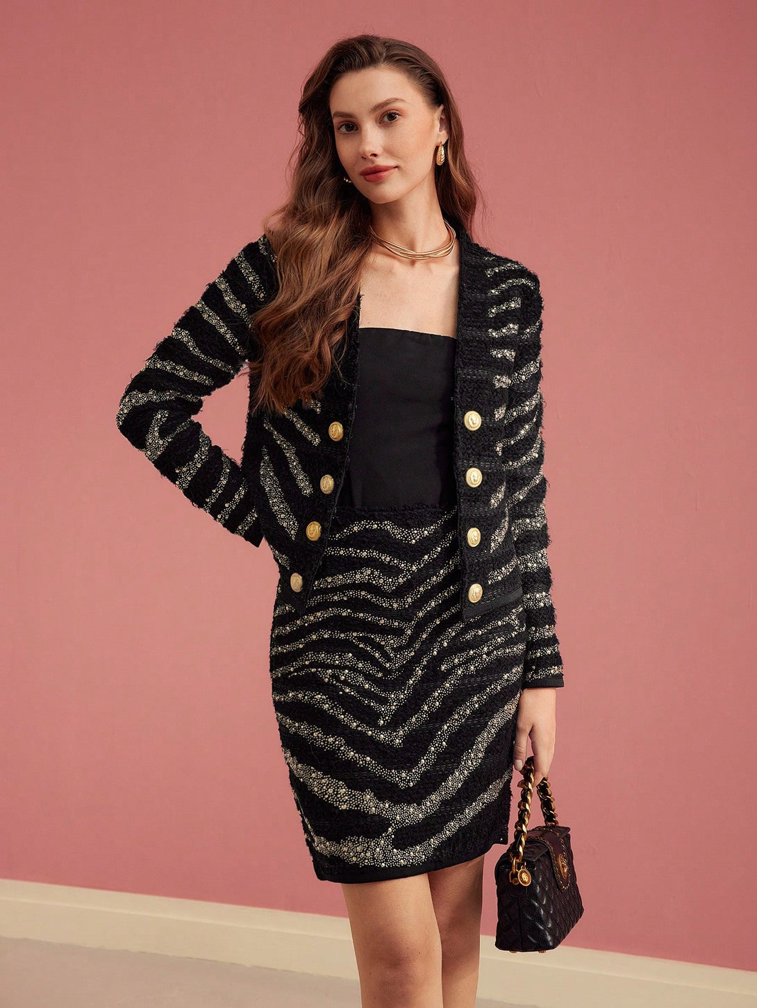 Ropa de Mujer, Tejido de Punto de Mujer, Faldas de Jersey para Mujer, OUTFITS LOOKBOOK, 48053211, Negro