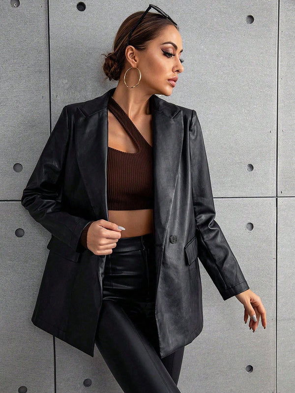 Ropa de Mujer, Trajes de Mujer, Blazers de Mujer, 22421918, Negro