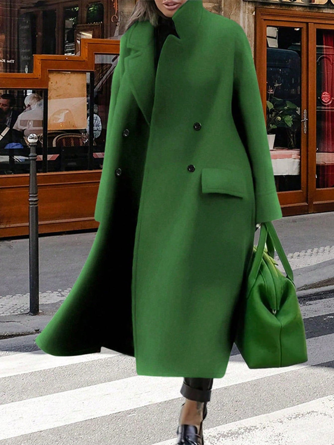 Ropa de Mujer, Ropa de Exterior para Mujer, Abrigos de Mujer, 40666408, Verde