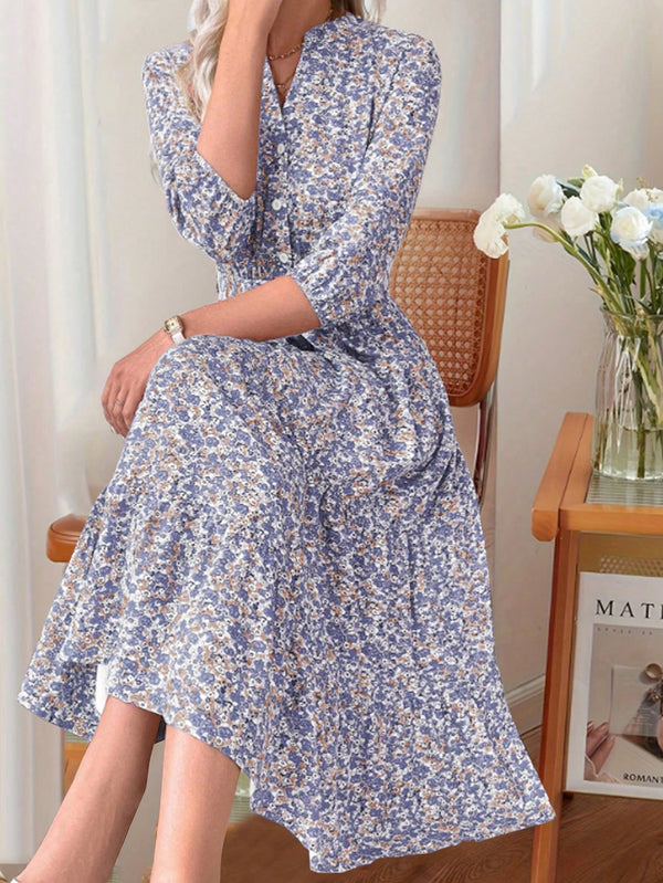 Ropa de Mujer, Vestidos de mujer, Vestidos midi para mujer, 48226935, Púrpura malva
