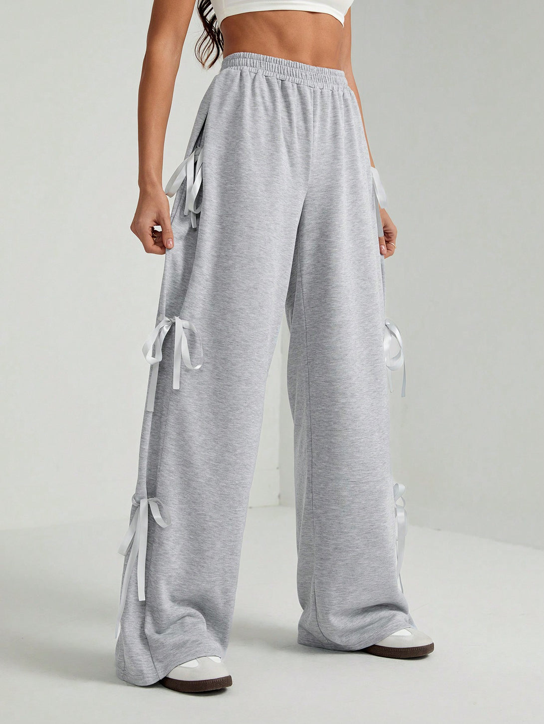 Ropa de Mujer, Bottoms de Mujer, Pantalones de Deporte para Mujer, 48368625, Gris
