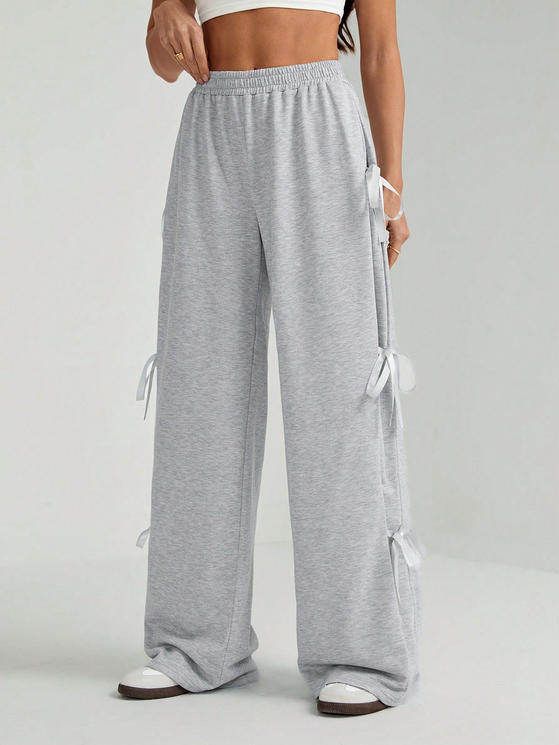 Ropa de Mujer, Bottoms de Mujer, Pantalones de Deporte para Mujer, 48368625, Gris