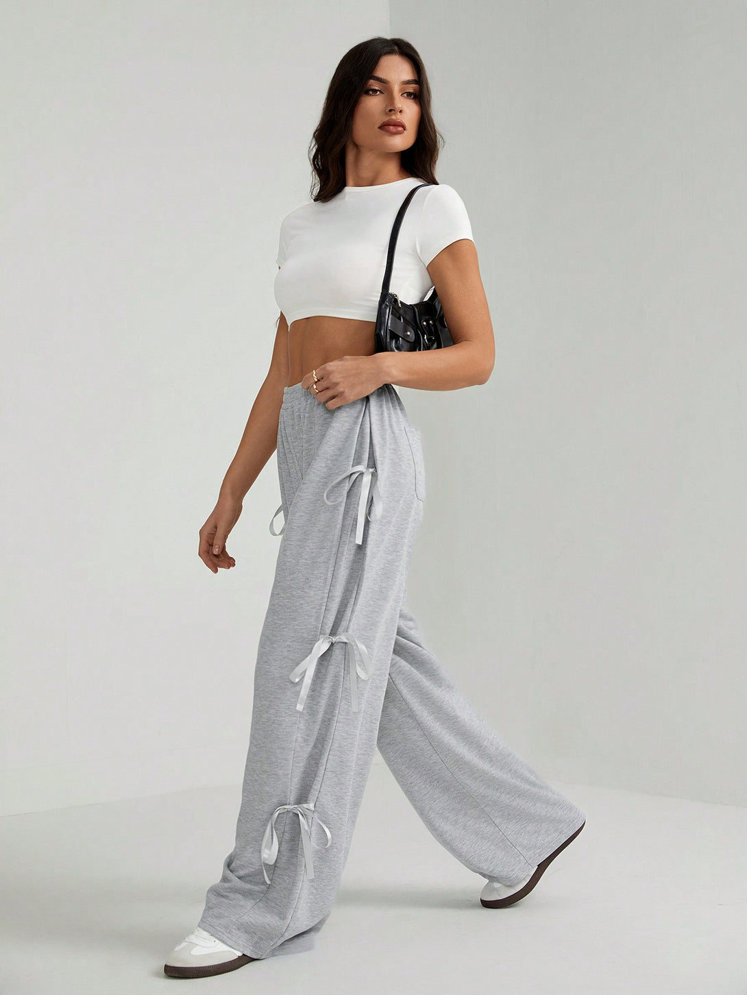 Ropa de Mujer, Bottoms de Mujer, Pantalones de Deporte para Mujer, 48368625, Gris