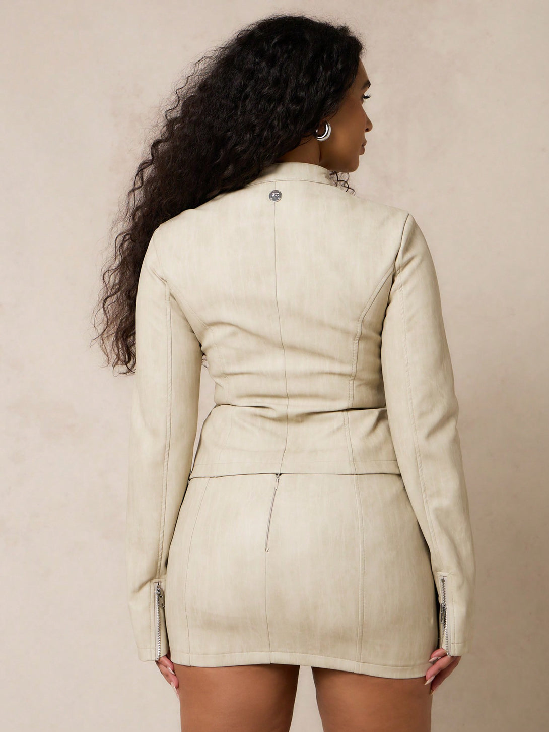 Ropa de Mujer, Ropa de Exterior para Mujer, Cazadoras para Mujer, 48518600, Albaricoque