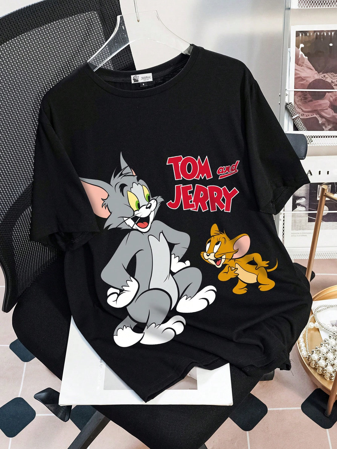 Ropa de Mujer, Tops & Blusas & Camisetas de Mujer, Camisetas de Mujer, 48748706, Negro