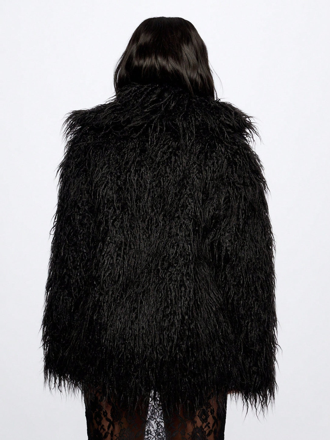 Ropa de Mujer, Ropa de Exterior para Mujer, Abrigos de Pieles Similares para Mujer, OUTFITS LOOKBOOK, 48949181, Negro