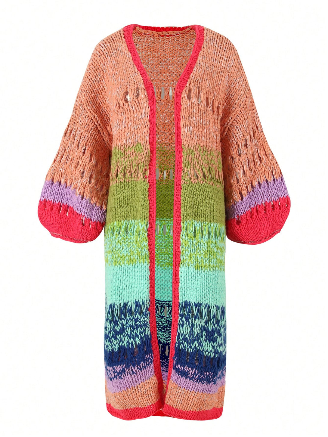 Ropa de Mujer, Tejido de Punto de Mujer, Cárdigans de Mujer, 49294035, Rosa