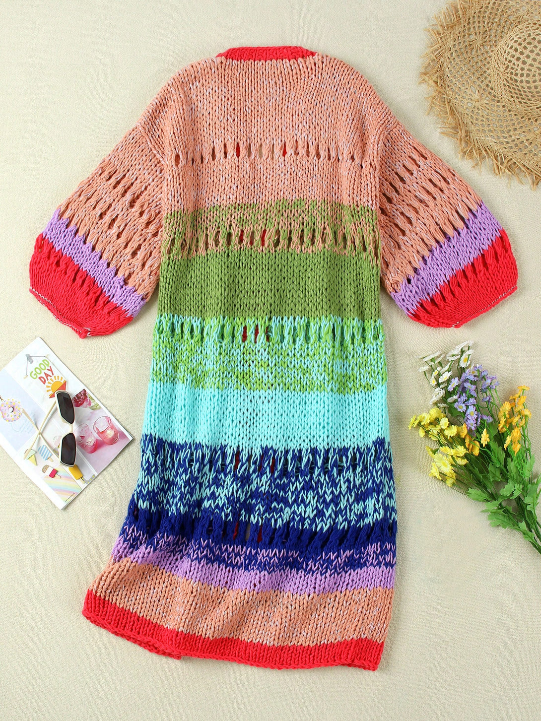 Ropa de Mujer, Tejido de Punto de Mujer, Cárdigans de Mujer, 49294035, Rosa