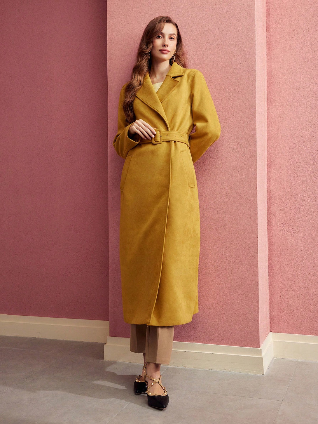 Ropa de Mujer, Ropa de Exterior para Mujer, Gabardinas para Mujer, OUTFITS LOOKBOOK, 49031686, Amarillo