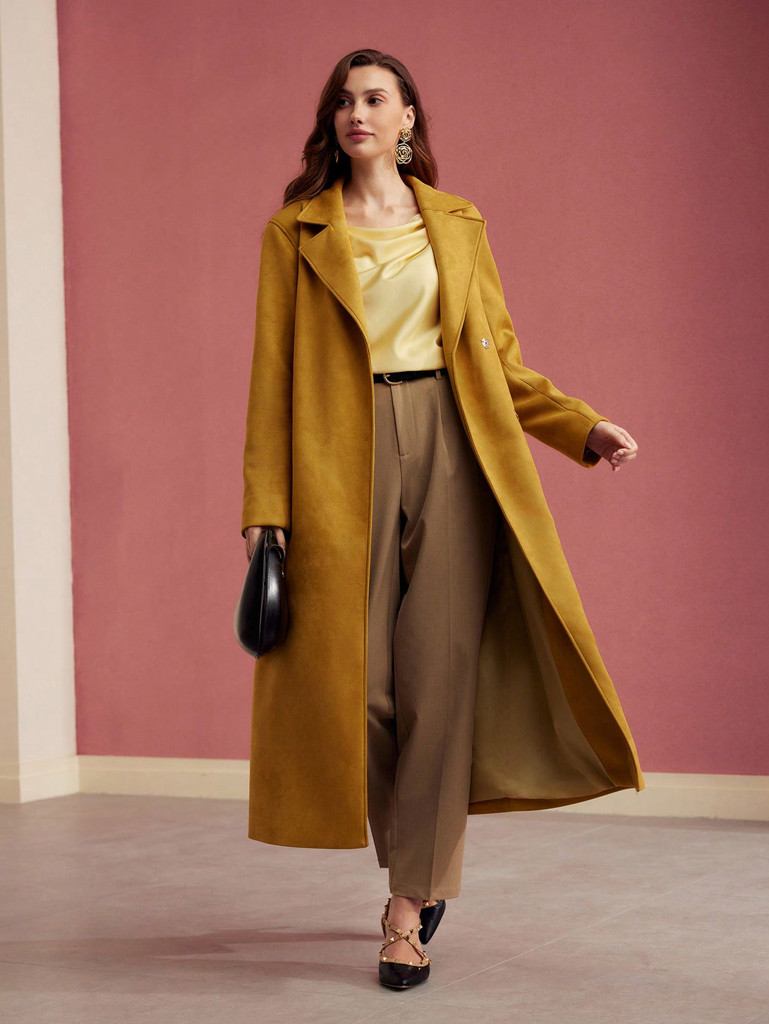 Ropa de Mujer, Ropa de Exterior para Mujer, Gabardinas para Mujer, OUTFITS LOOKBOOK, 49031686, Amarillo