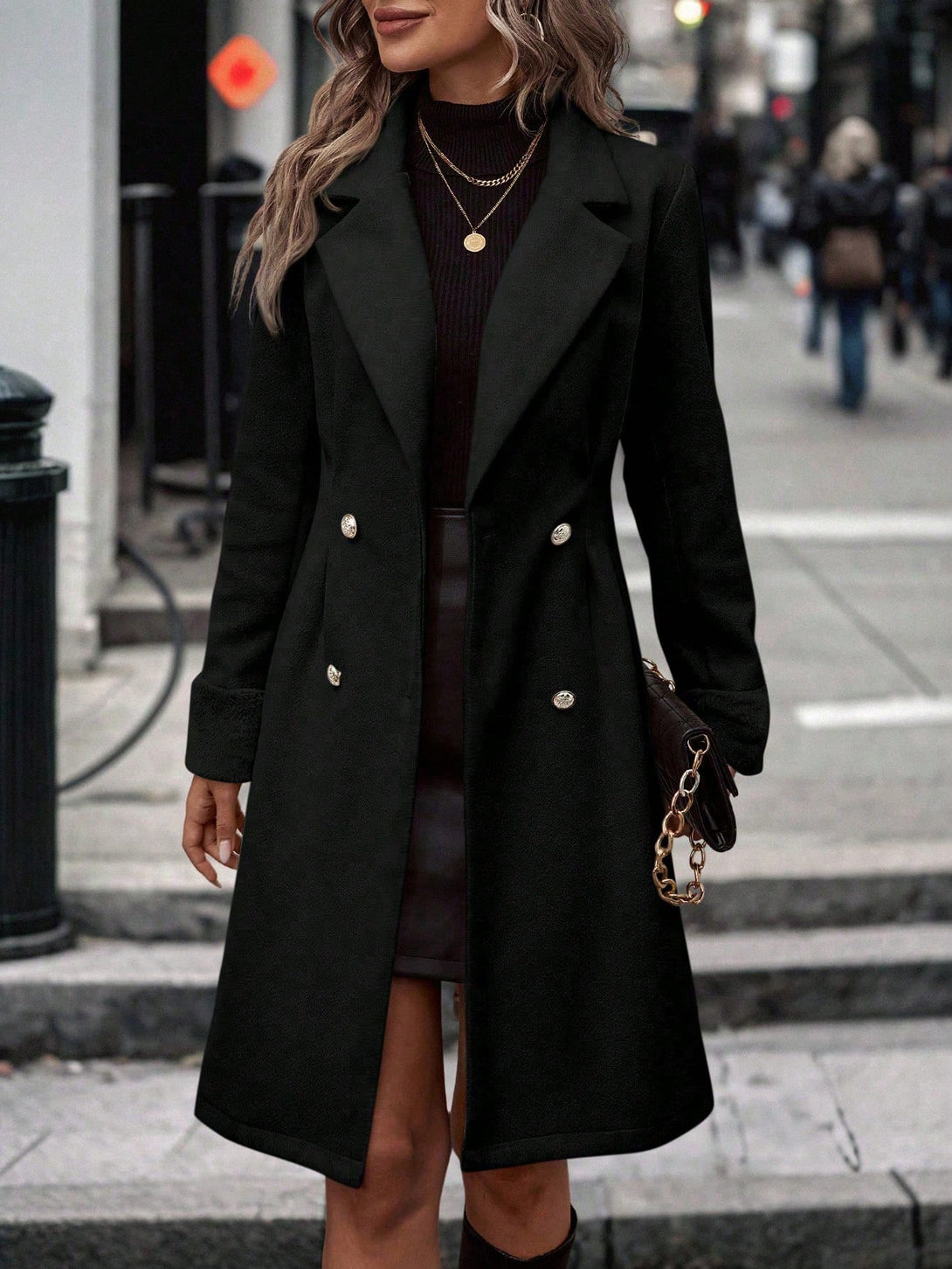 Ropa de Mujer, Ropa de Exterior para Mujer, Abrigos de Mujer, 24900768, Negro