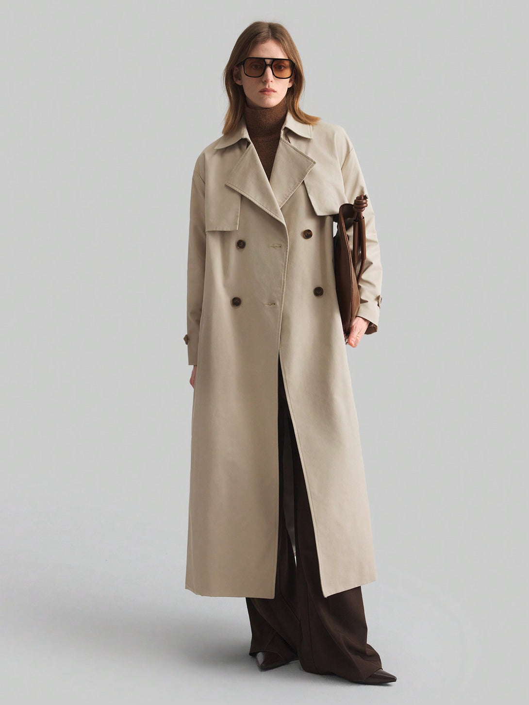 Ropa de Mujer, Ropa de Exterior para Mujer, Gabardinas para Mujer, 49411946, Caqui