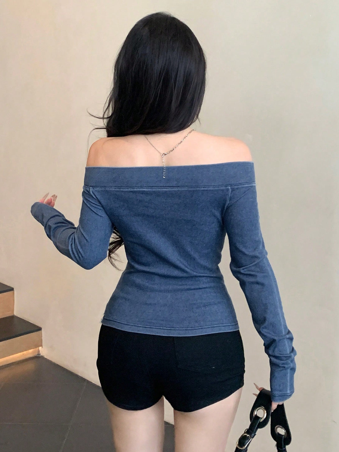Ropa de Mujer, Mezclilla para mujer, Tops mezclilla de mujer, 49450791, Azul lavado medio