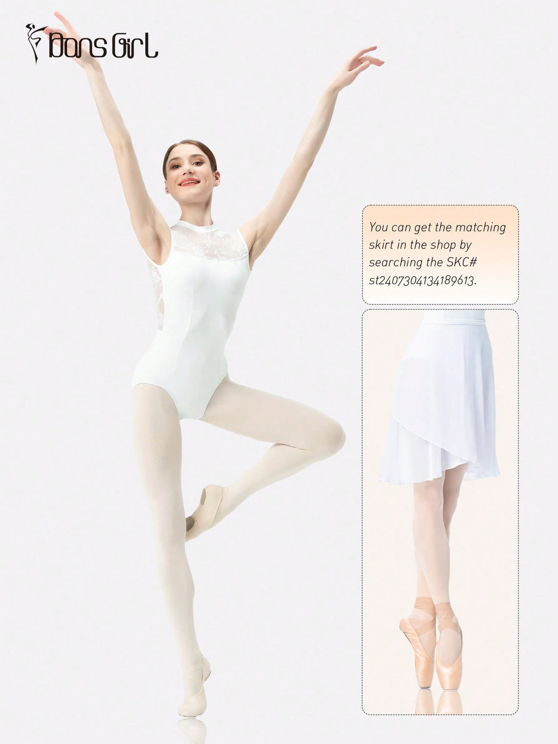 Deportes & Exteriores, Ropa deportiva Mujer, Ropa Deportiva y de Entrenamiento de Mujer, Ropa de ballet para mujer, 56790865, Blanco