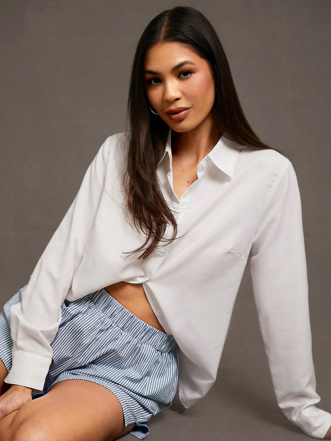 Ropa de Mujer, Bottoms de Mujer, Pantalones Cortos de Mujer, OUTFITS LOOKBOOK, 18344865, Azul y blanco